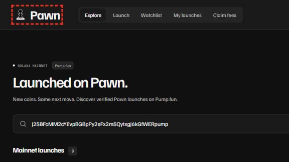 The Pawn button